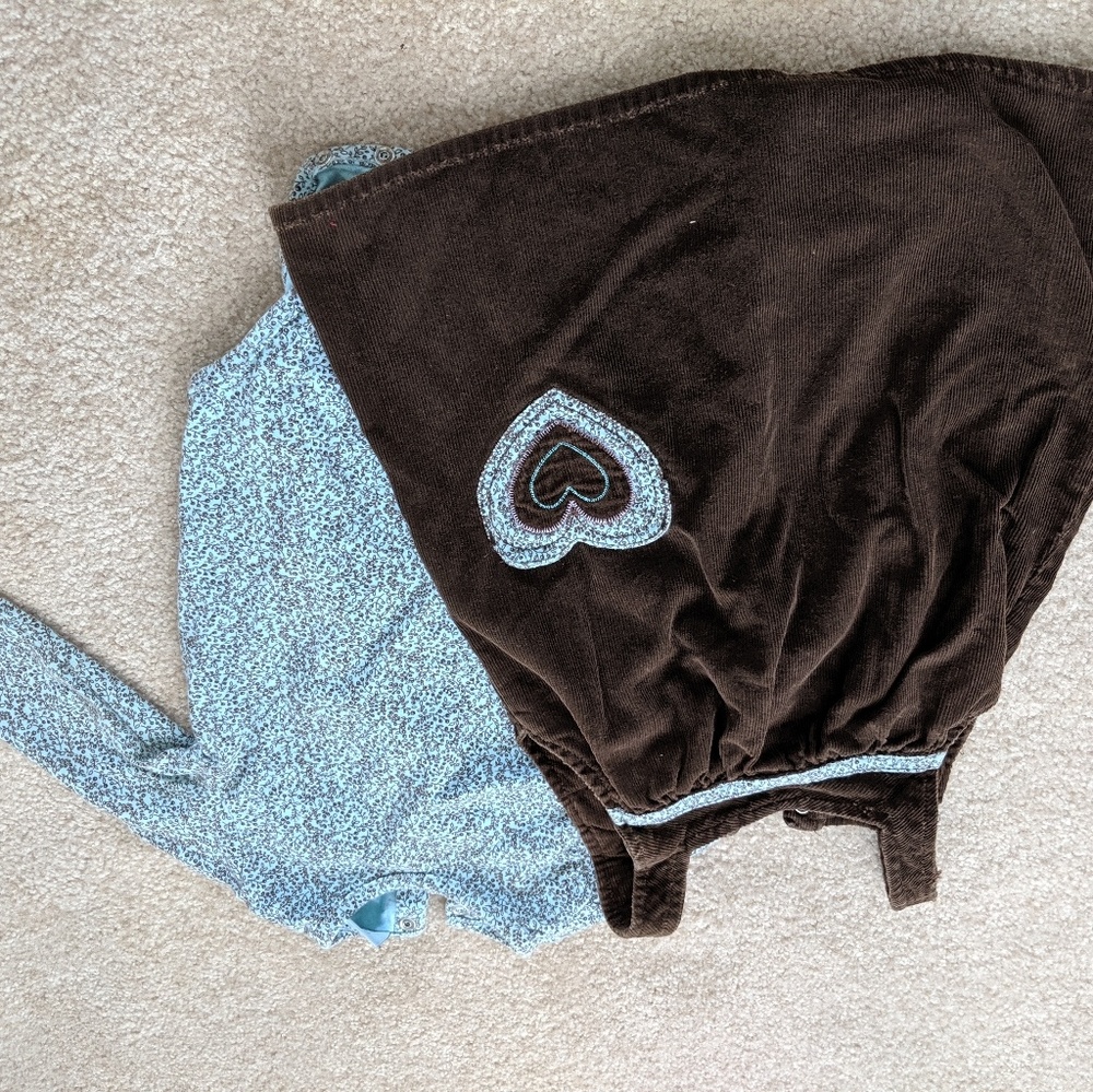 Cordoroy dress and top